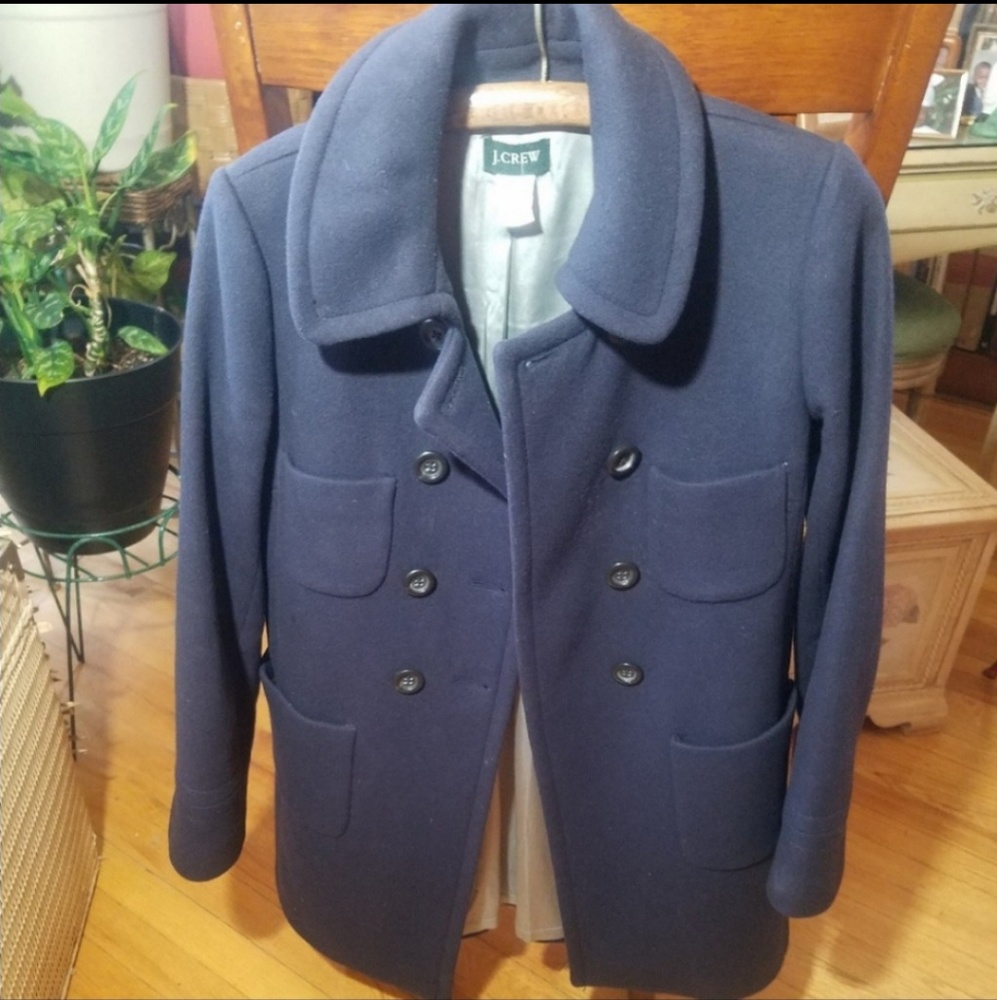 J. Crew Coat Cashmere and Wool Coat